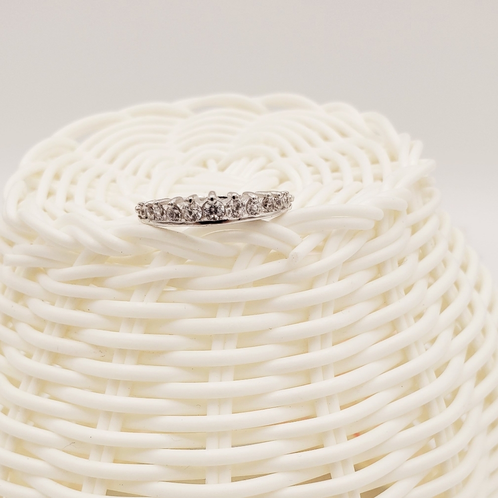 Sterling silver & cz ring NIB - Picture 7 of 9